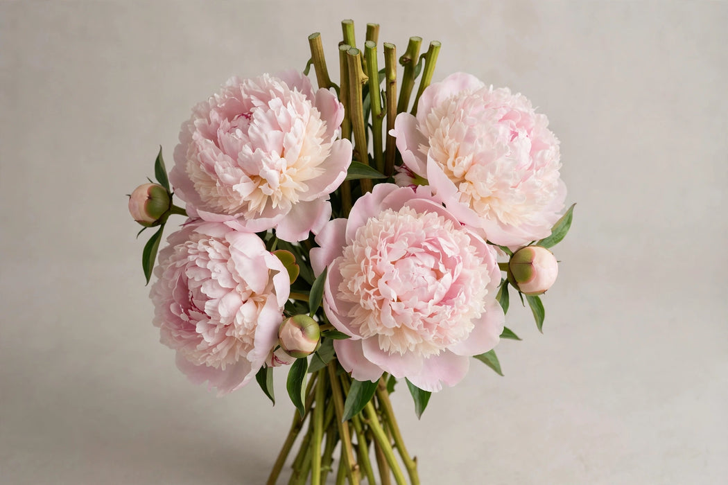 PEONY PINK SARAH BERNHARDT 55cm - Pink - 60 Stems