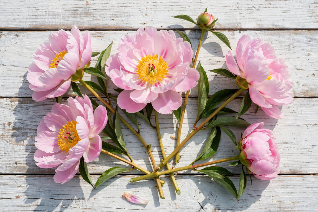 PEONY PINK VANGUARD 60cm - Pink - 60 Stems