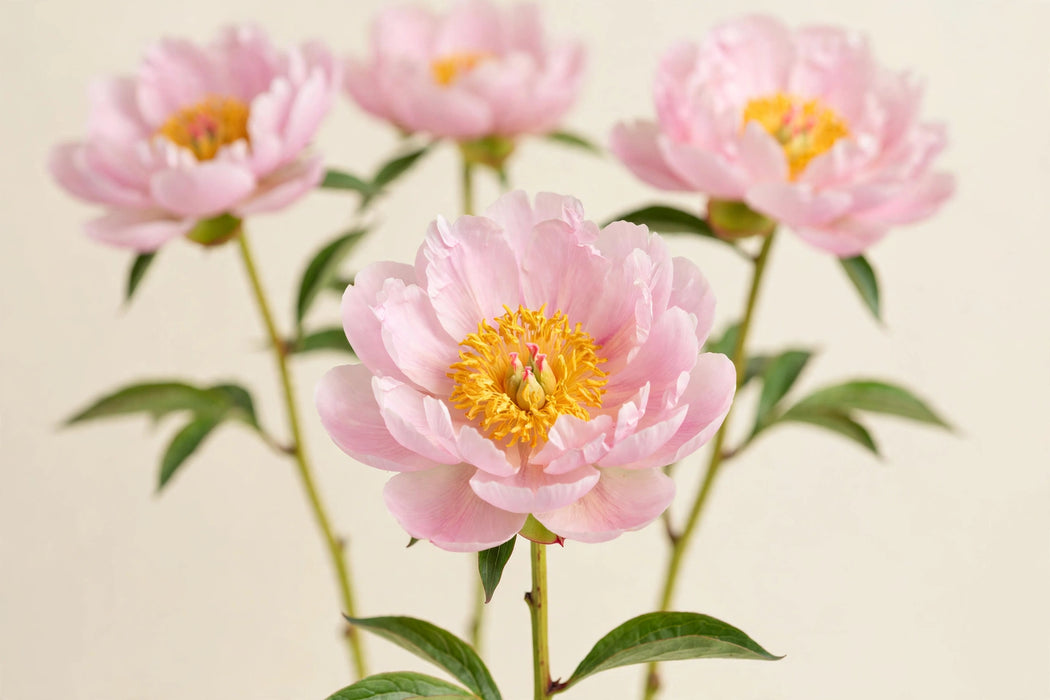 PEONY PINK VANGUARD BIGGG LIGHT PINK 60cm - Light Pink - 60 Stems