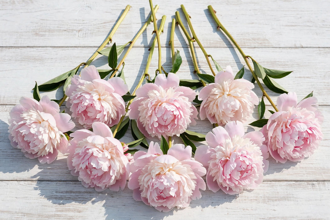 PEONY REINE HORTENSE 55cm - 100 Stems