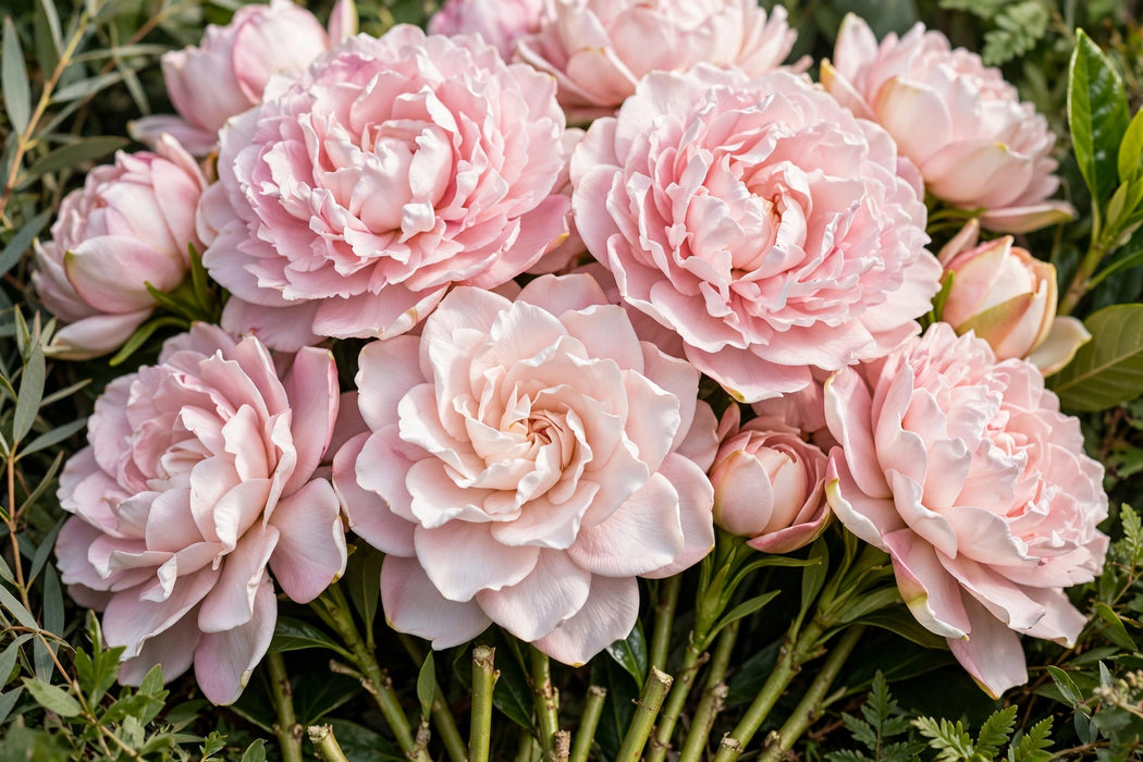 PEONY S GARDENIA BLUSH 50cm - Blush - 60 Stems