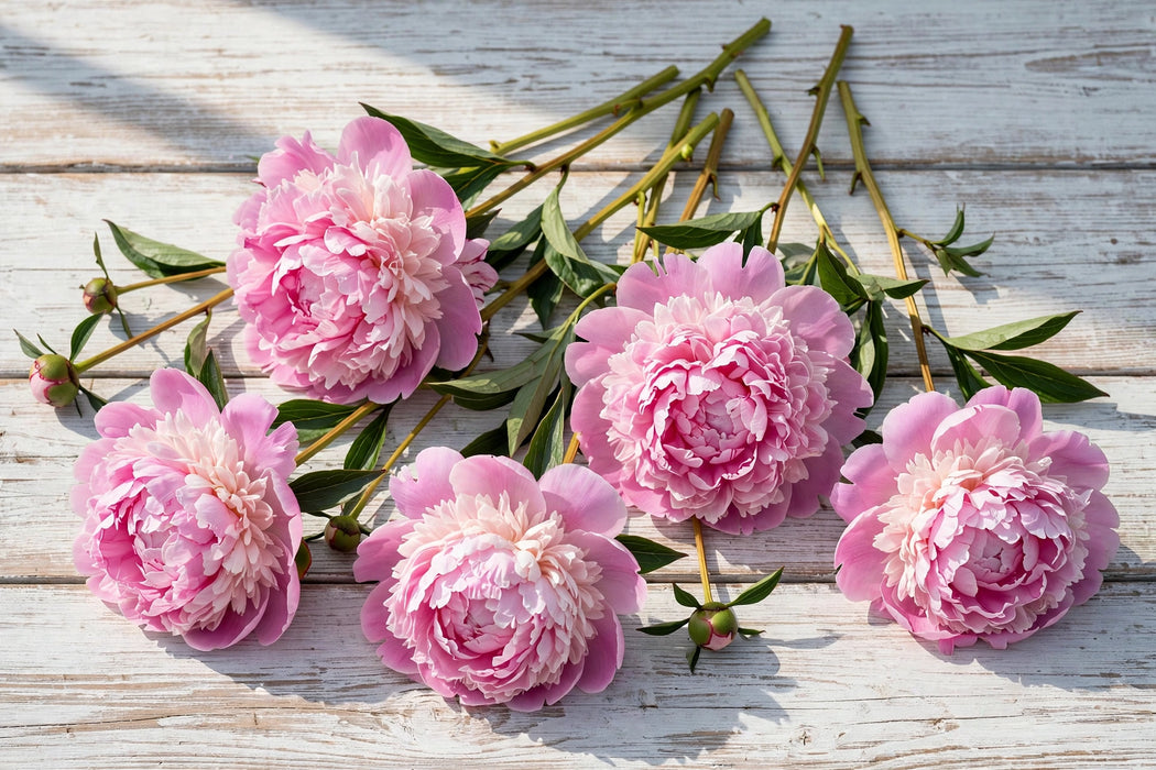 PEONY S MONS JULES ELIE 50cm - 60 Stems