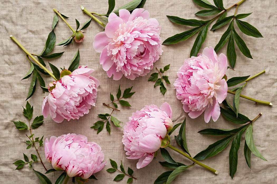 PEONY S SARAH BERNHARD PINK 50cm - Pink - 60 Stems