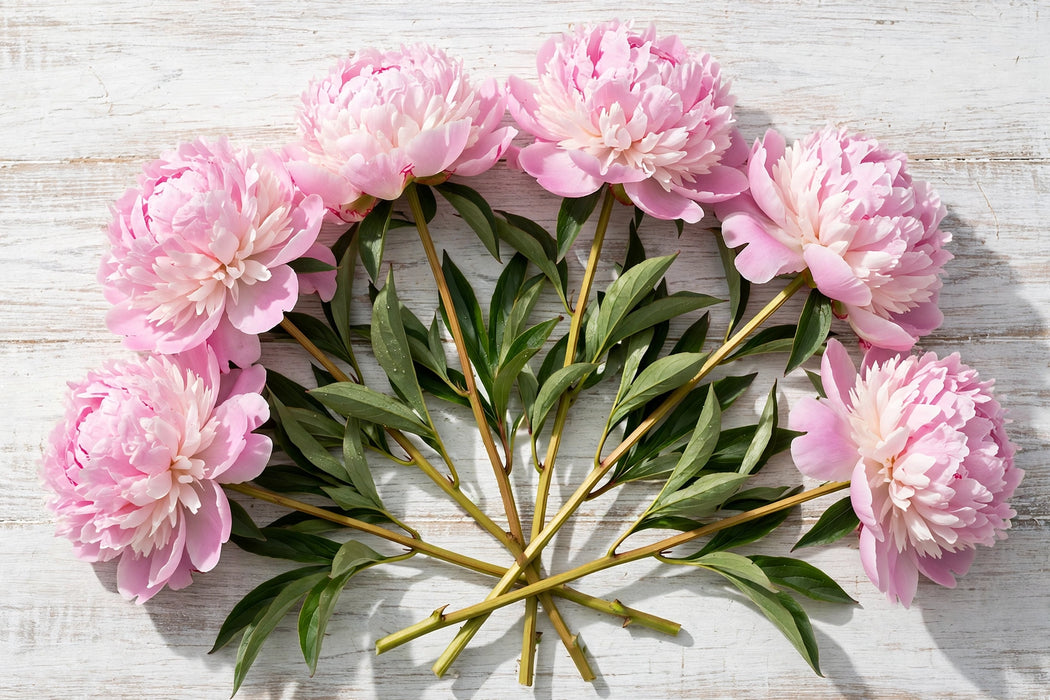 PEONY SARAH BERNARD PINK 45cm - Pink - 100 Stems