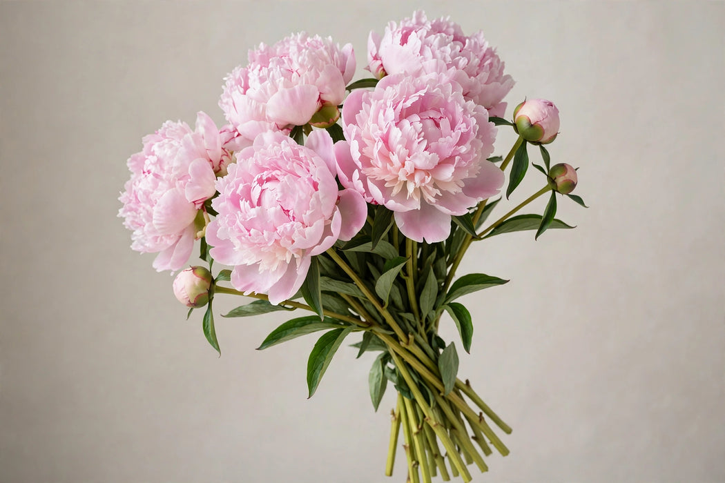 PEONY SARAH BERNARDT LT PINK 60cm - Light Pink - 100 Stems
