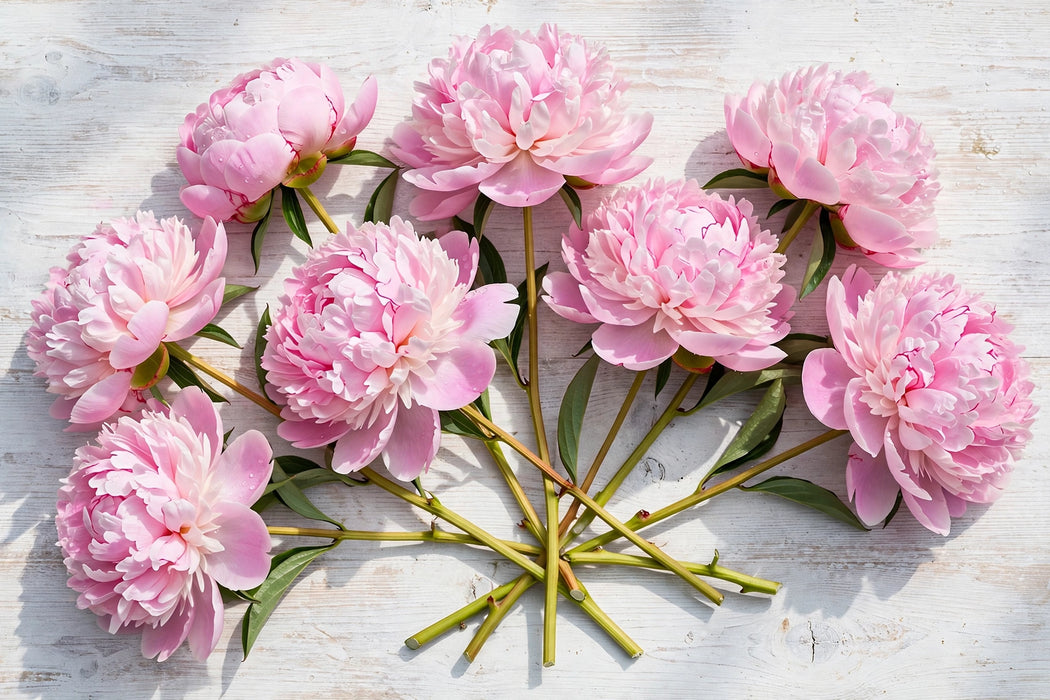 PEONY SARAH BERNHARDT / PINK 50cm - Pink - 60 Stems