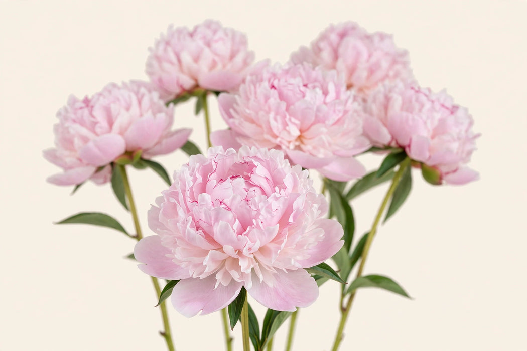 PEONY SARAH BERNHARDT LT PINK 60cm - Light Pink - 100 Stems