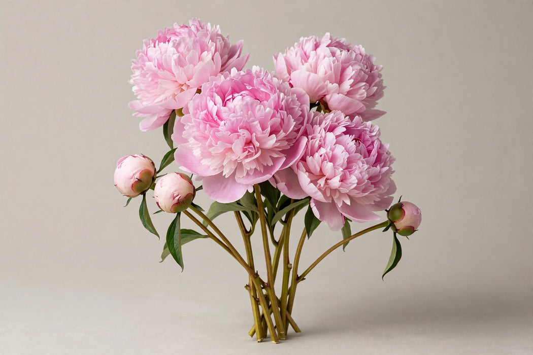 PEONY SARAH BERNHARDT PINK 55cm - Pink - 100 Stems