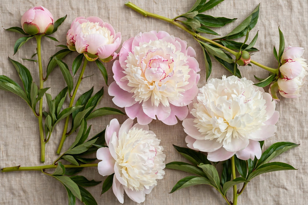 PEONY SHERLEY TEMPLE - Blush - 100 Stems