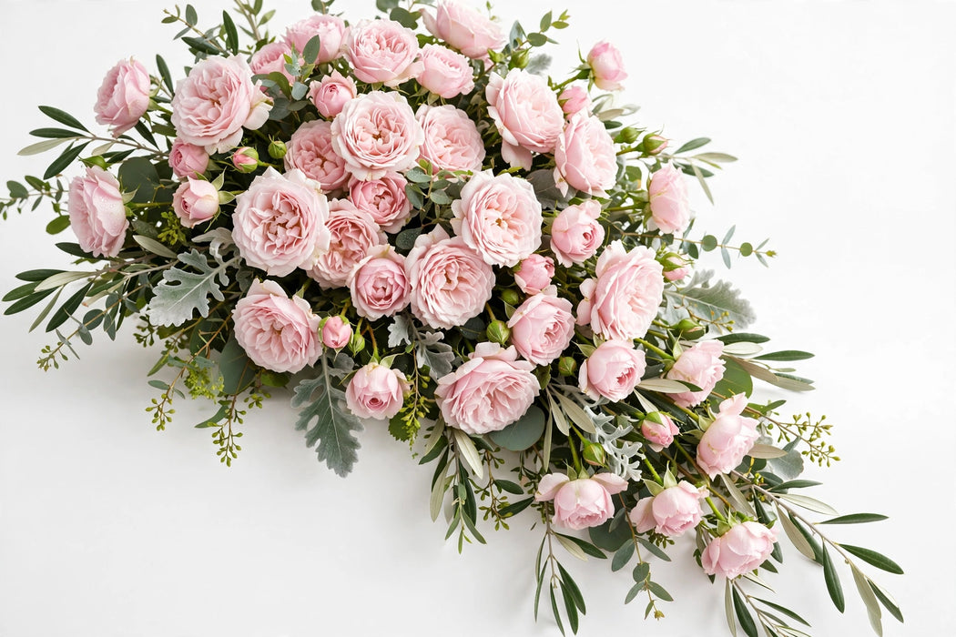 Next Day Delivery - ROSE YOGA 50cm 5,5cm 25st - Light Pink - 100 Stems [LIMITED]