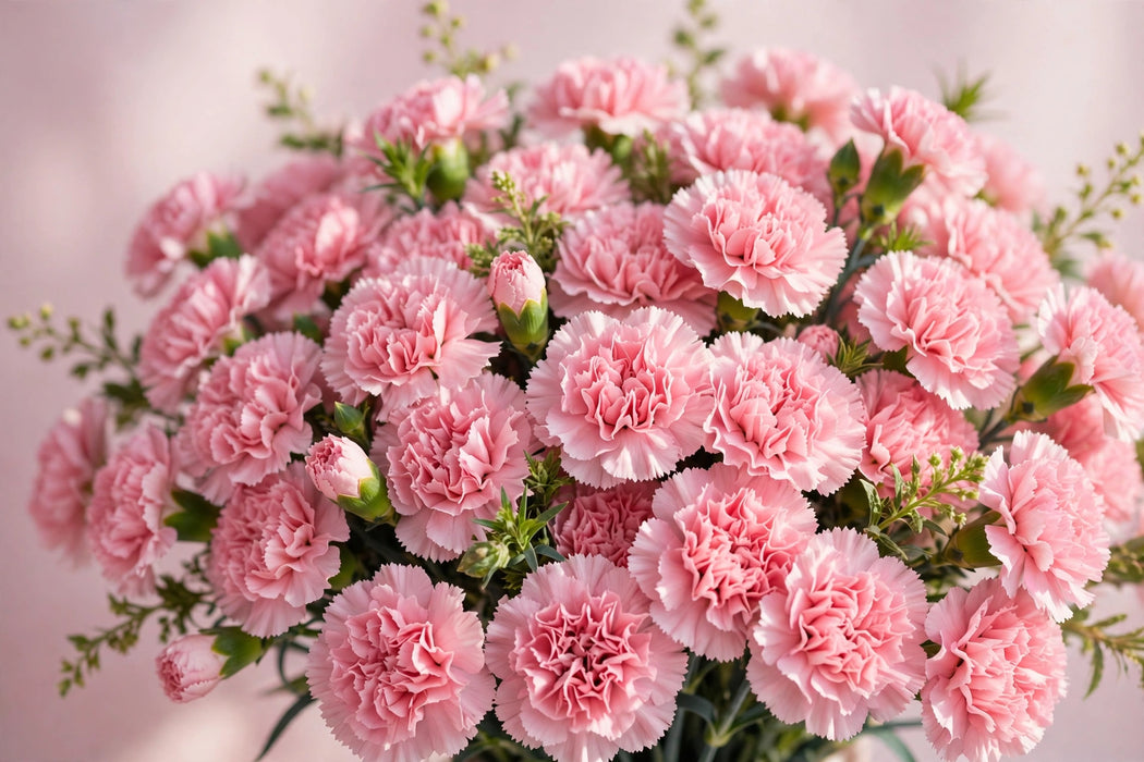 Next Day Delivery - CARNATION LEGE PINK SELECT 70cm 25st - Pink - 200 Stems [Limited]