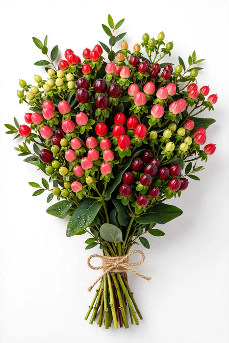 Hypericum Coco Mix 60cm - 8 Bunches/Box
