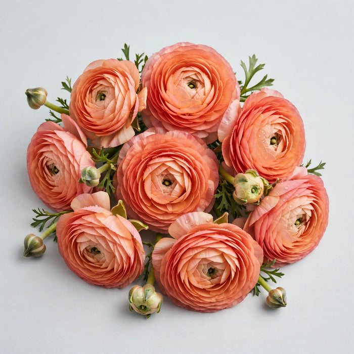 Ranunculus Salmon 40CM 100ST/BX