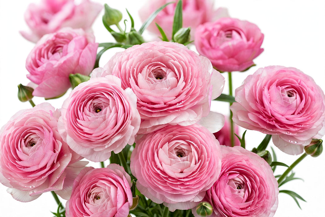 Ranunculus Flower Collection - Butterfly Ranunculus Hera Pink 50-60CM (120 STEMS / BX)
