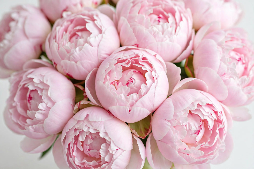 Next Day Delivery - Peonies Light Pink Pecher 40-50 cm - 100 Stems [LIMITED]