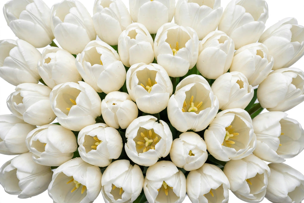 Tulip Collective - Royal Virgin 37Cm 35Gr - White - 150 Stems