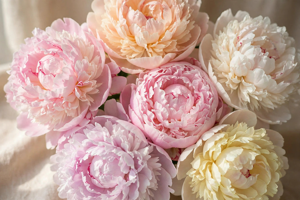 Next Day Delivery - PAEONIA ASSORTED PREMIUM 55cm 5st - Assorted - 80 Stems [Limited]
