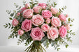 Next Day Delivery - ROSE ART DECO 50cm 6cm 25st - Pink - 100 Stems [LIMITED]
