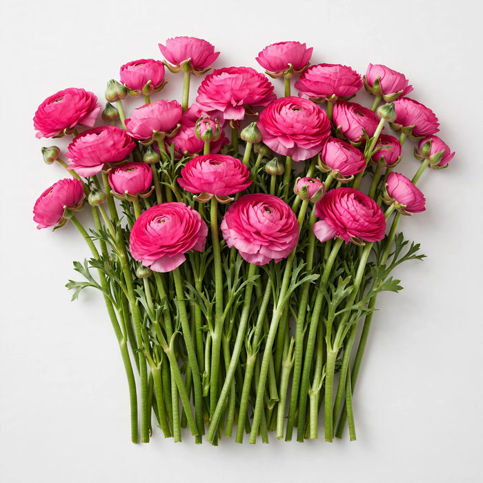 The Ranunculus Collection - Ranunculus Hot Pink 30-40CM (100 STEMS / BX)