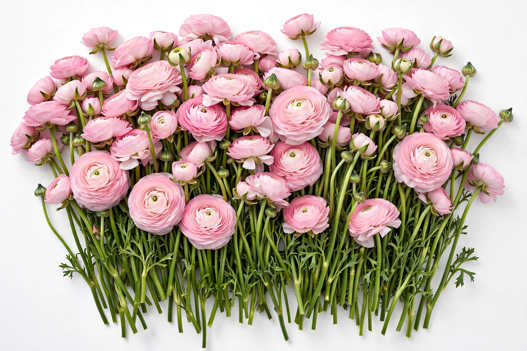 The Ranunculus Collection - Romance Ranunculus Seine Pink 40-50CM (100 STEMS / BX)