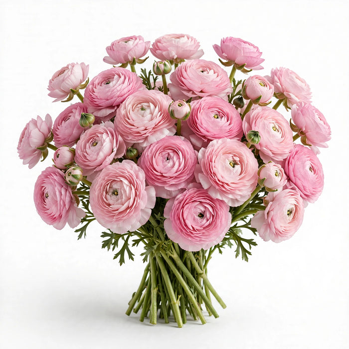 Next Day Delivery - RANUNCULUS PINK 35cm 10st - Pink - 120 Stems [LIMITED]