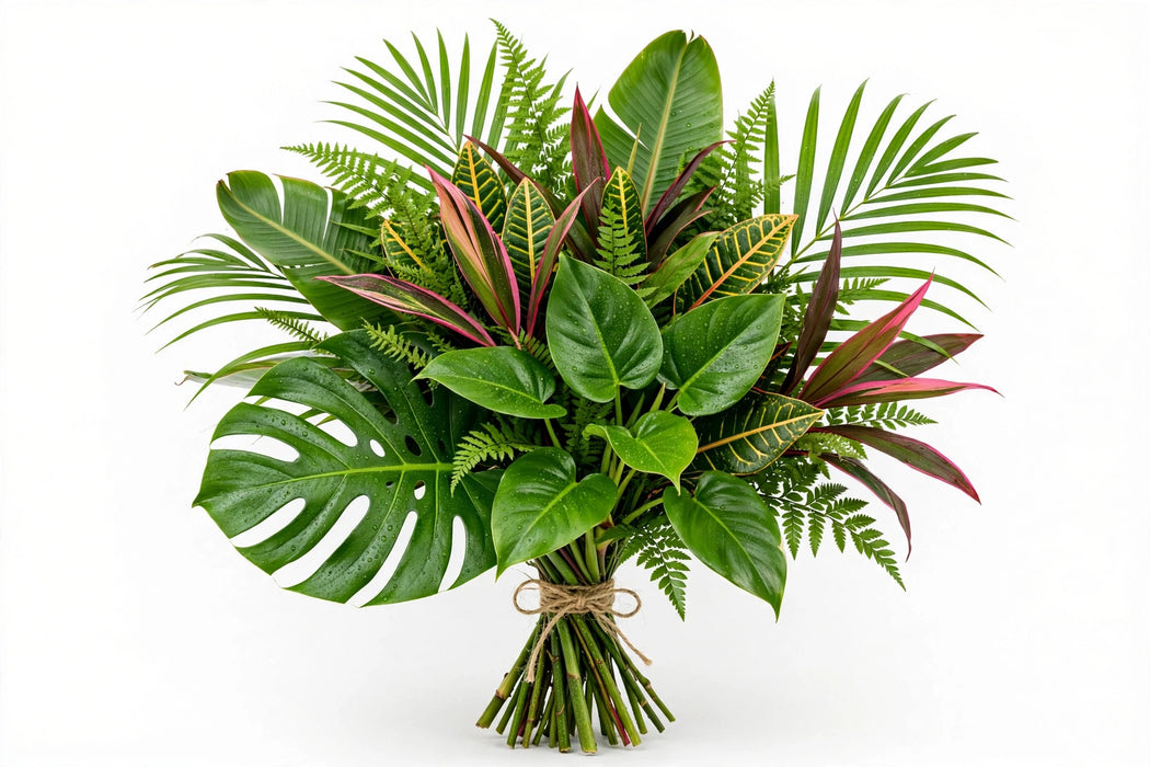 Tropical Mix Foliages - 140 Stems/Box