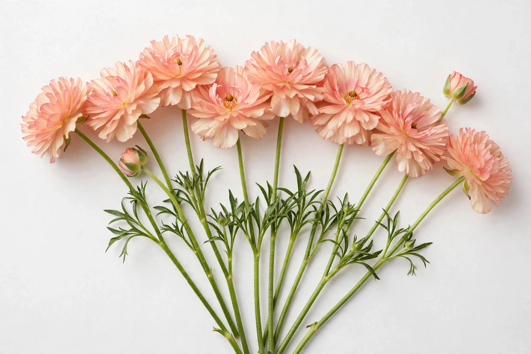 Ranunculus Flower Collection - Butterfly Ranunculus Eris Peach 60-70CM (120 STEMS / BX)