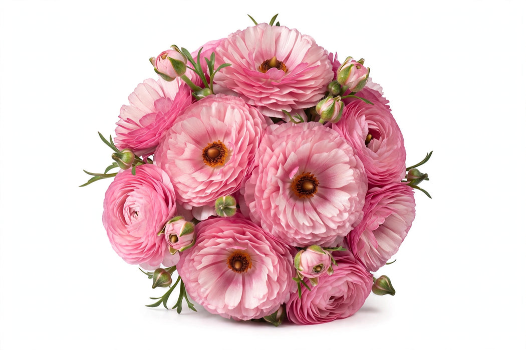 Ranunculus Flower Collection - Butterfly Ranunculus Lycia Pink 50-60CM (120 STEMS / BX)