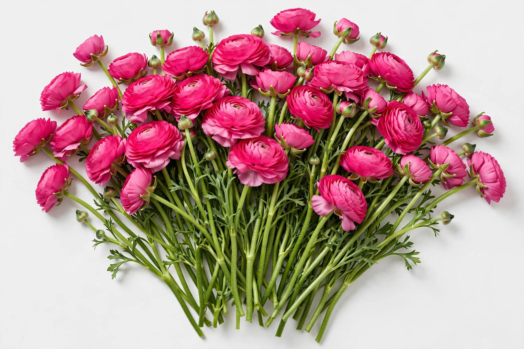 The Ranunculus Collection - Ranunculus Hot Pink 30-40CM (100 STEMS / BX)