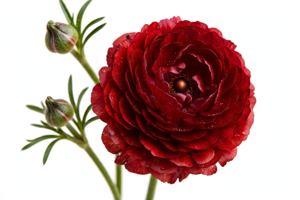 Ranunculus Flower Collection - Butterfly Ranunculus Hades Red 40-50CM (120 STEMS / BX)