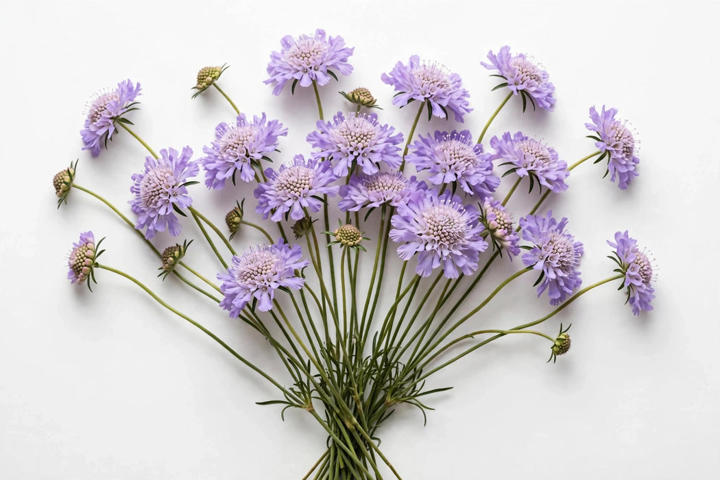 Next Day Delivery - SCABIOSA SOFT 50cm 10st X100 - Lavender - 100 Stems [LIMITED]