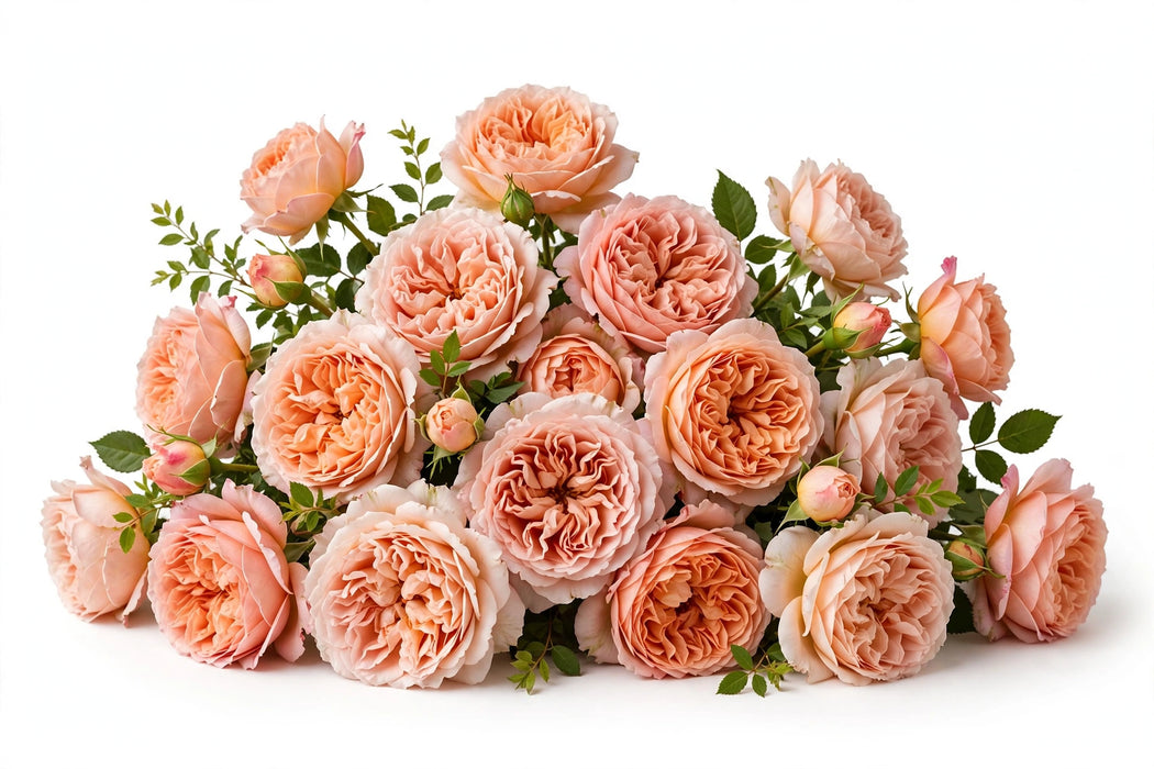 Next Day Delivery - ROSE DRAGONFLY 60cm 6cm 25st - Peach - 100 Stems [LIMITED]