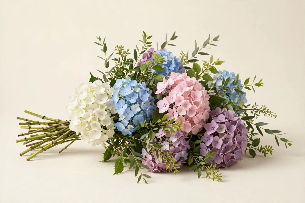 Hydrangea Classic Assorted 80CM 20CM - 30 Stems