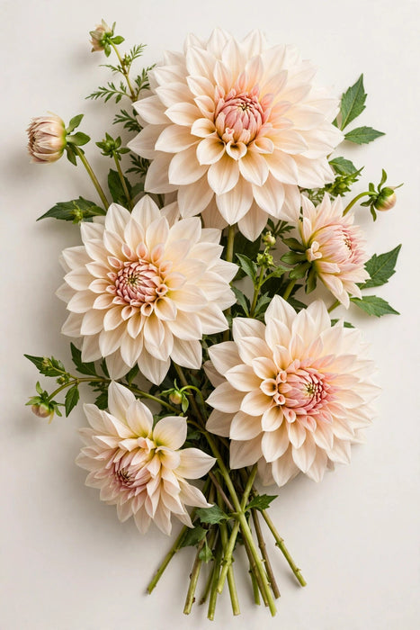Next Day Delivery - Dahlias Cafe Latte 4BU/BX
