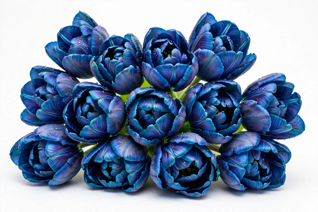Tulip Collective - Dyed Bluetooth 37Cm 35Gr - Blue - 150 Stems