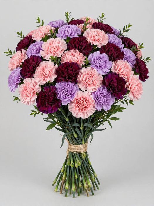 Carnations - Assorted Moonpearl / Moonberry / Moonique / Moonvelvet (10 Bunches Bu)