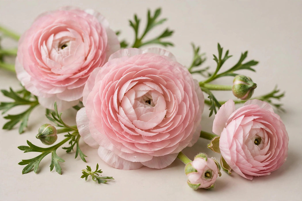 Ranunculus Flower Collection - Ranunculus Blush 40-50CM (120 STEMS / BX)