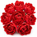 Tulip Collective - Dyed Double Columbus Red 37Cm 35Gr - Red - 150 Stems