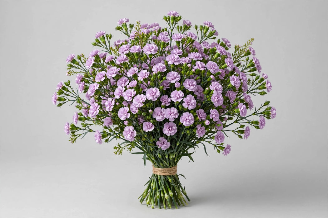 Mini Carnation Lavender Jacaranda - 15 Bunches