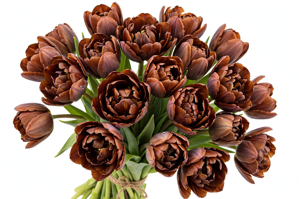 Tulip Collective - Dyed Brownies 37Cm 30Gr - Brown - 150 Stems