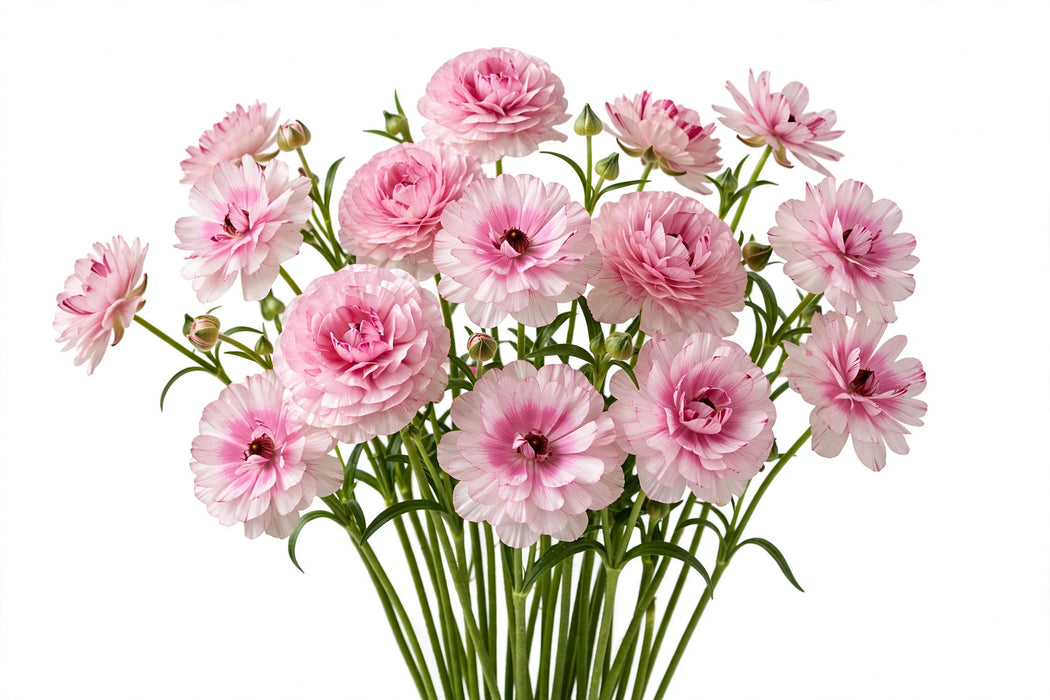 Ranunculus Flower Collection - Butterfly Ranunculus Hera Pink 50-60CM (120 STEMS / BX)