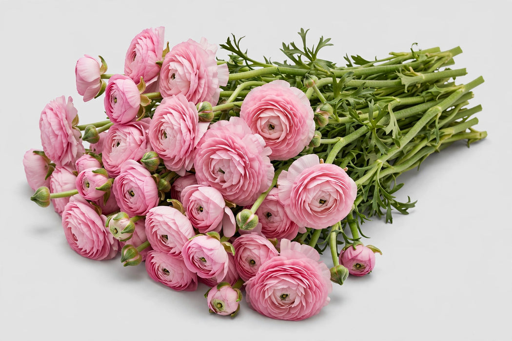 The Ranunculus Collection - Romance Ranunculus Seine Pink 50-60CM (100 STEMS / BX)
