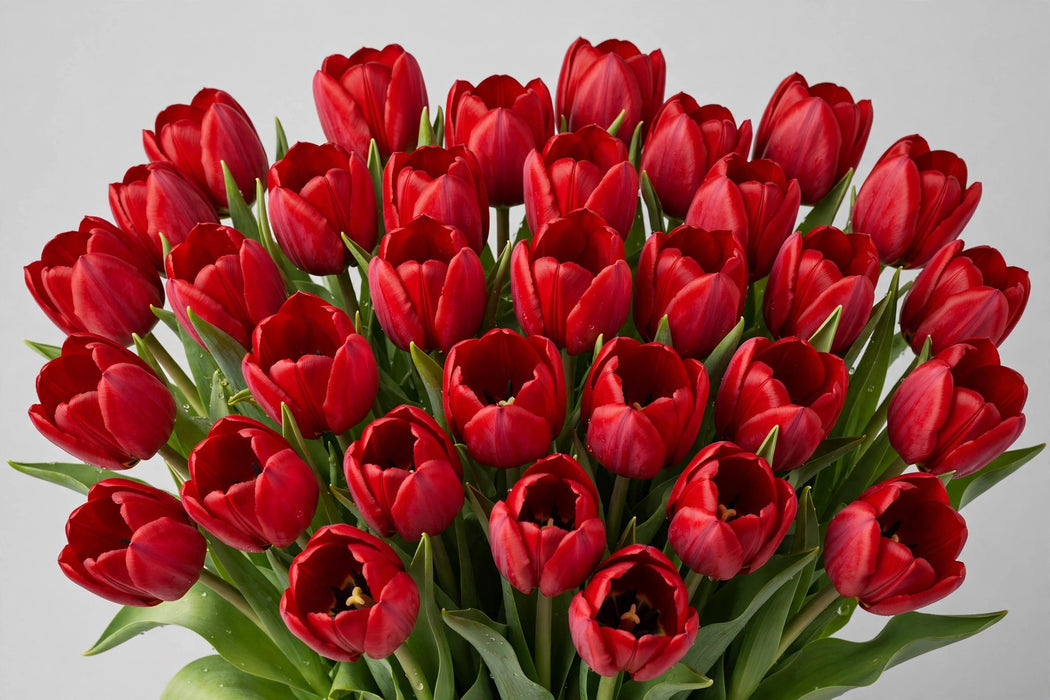 Tulip Collective - Ile De France 37Cm 34Gram - Red - 150 Stems
