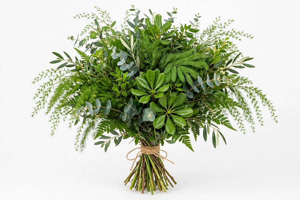 Imported Greens Mix w/ Plum - 30 Bunches/Box