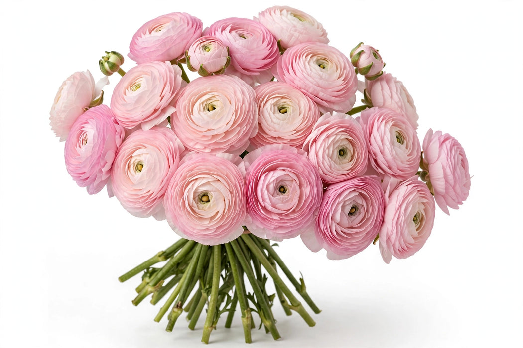 Next Day Delivery - RANUNCULUS CLONI FAVOLA 45cm 10st - Pink - 80 Stems [LIMITED]