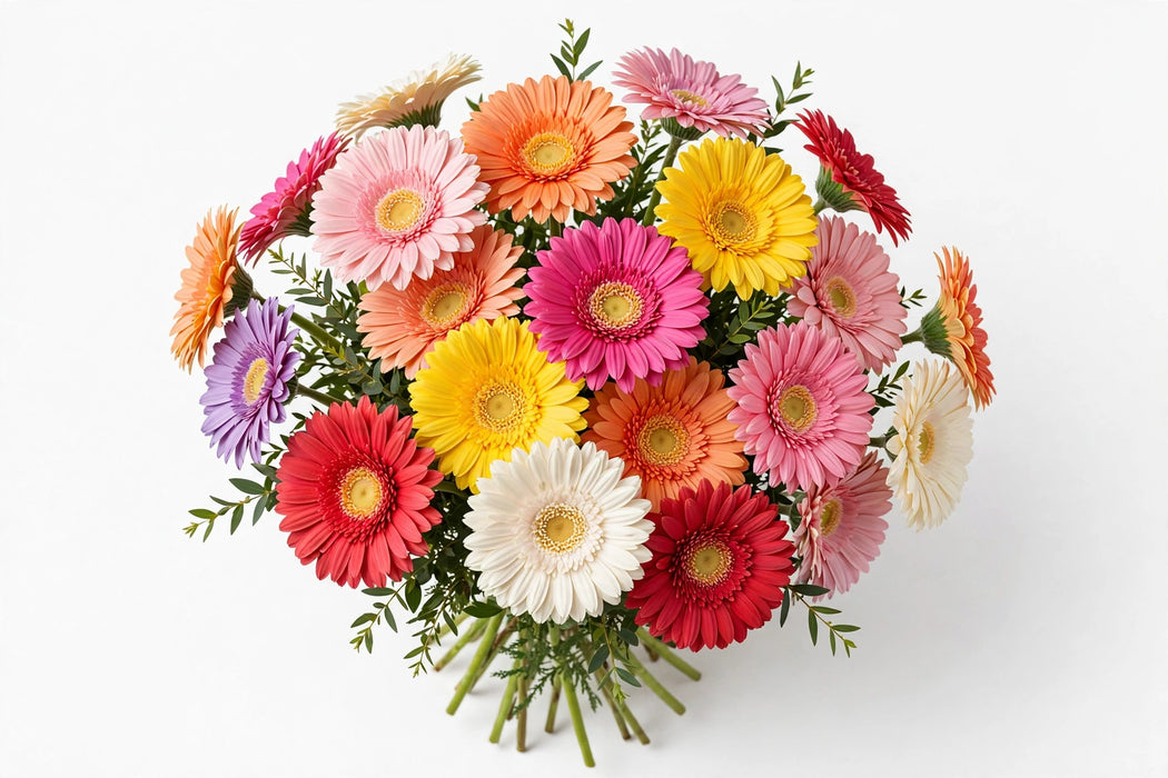 Next Day Delivery - GERBERA ASSORTED 50cm 10st x50 - Assorted - 50 Stems [LIMITED]