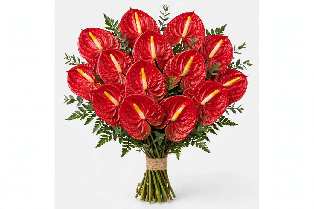 Anthurium Red Medium - 40 Stems/Box