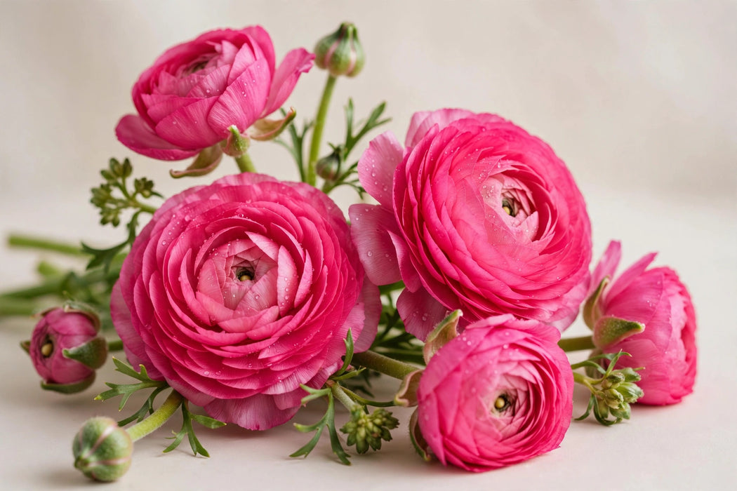 Ranunculus Flower Collection - Ranunculus Hot Pink 50-60CM (120 STEMS / BX)