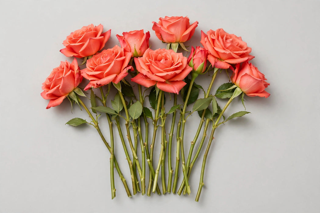 Next Day Delivery - Roses Coral Reef 50CM 100ST/BX