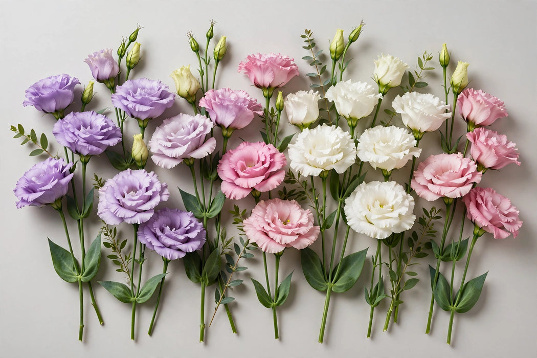 Next Day Delivery - Lisianthus Assorted 60CM 8BU/BX